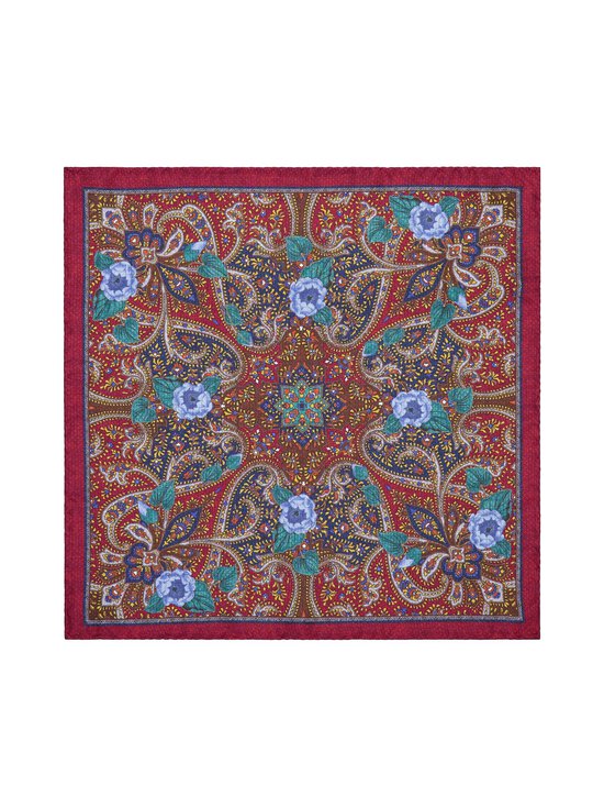 Stockholm Kravatt - Paisley And Flower -silkkitaskuliina - 1 RED | Stockmann - photo 1