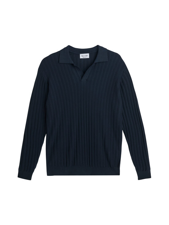 SAND Copenhagen - Adīts polo džemperis - 590 DARK NAVY BLUE | Stockmann - photo 1