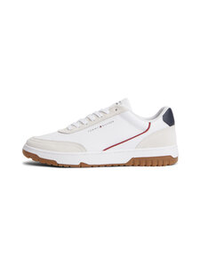 Tommy Hilfiger - Basket Core Leather Suede Mix brīvā laika apavi - 0GZ RWB | Stockmann