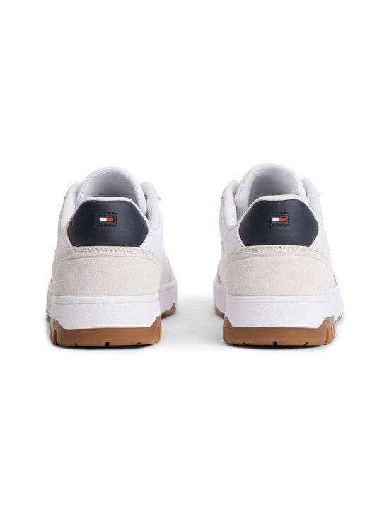 Tommy Hilfiger - Basket Core Leather Suede Mix brīvā laika apavi - 0GZ RWB | Stockmann - photo 3