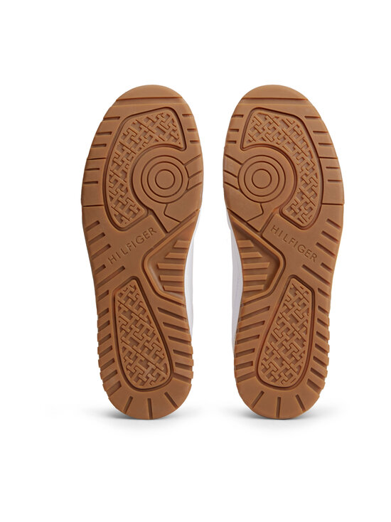 Tommy Hilfiger - Basket Core Leather Suede Mix brīvā laika apavi - 0GZ RWB | Stockmann - photo 4