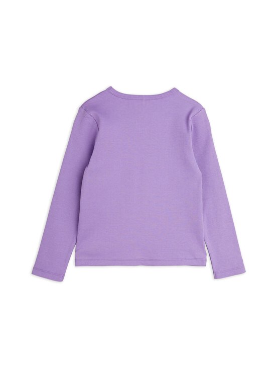 Mini Rodini - Rievots trikotāžas krekls - 745 PURPLE - photo 2 Mini Rodini - Rievots trikotāžas krekls - 745 PURPLE | Stockmann - photo 2