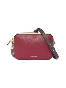 Coccinelle - Tebe Tricolor Mini Crossbody -nahkalaukku - 373 RIBES/BETU/BRUN | Stockmann