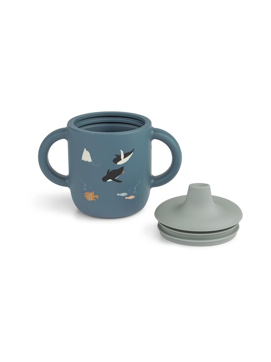 Liewood - Neil Sippy Cup -nokkamuki - 2501 ARCTIC SEA / OCEAN VIEW | Stockmann - photo 2