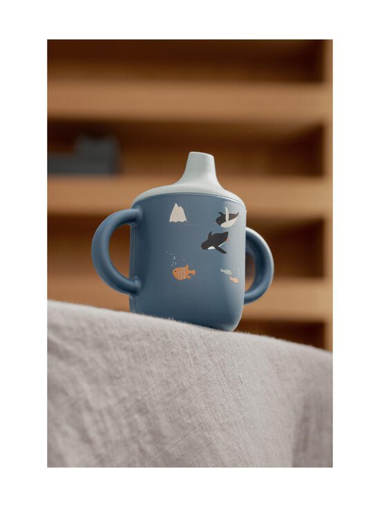 Liewood - Neil Sippy Cup -nokkamuki - 2501 ARCTIC SEA / OCEAN VIEW | Stockmann - photo 4