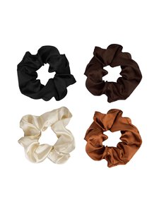 Brushworks - Satin Scrunchies -hiusdonitsi, 4 kpl pakkaus | Stockmann