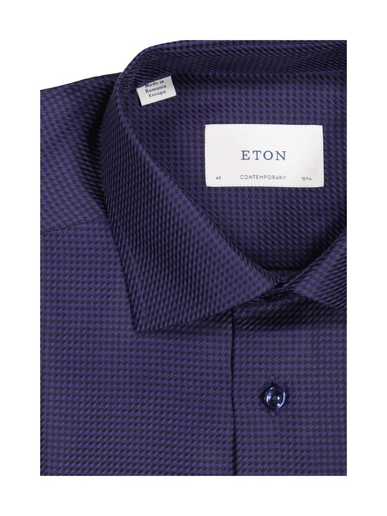 Eton - Contemporary Fit Houndstooth -kauluspaita - 29 NAVY BLUE | Stockmann - photo 2