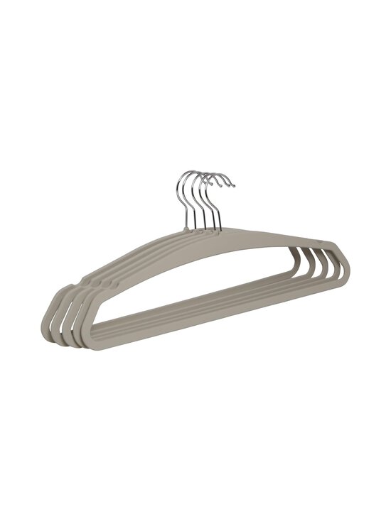 Casa Stockmann - Caps gumijoti apģērbu pakaramie, 5 gab. - SAND | Stockmann - photo 1