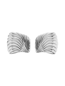 MISSOMA - Wavy Ridge Ripple Oversized  auskari - SILVER | Stockmann