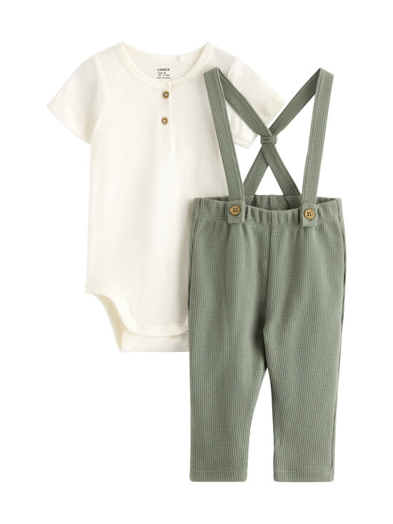 Lindex - Bodi ja sipupüksid - 325 LIGHT DUSTY WHITE | Stockmann - photo 1