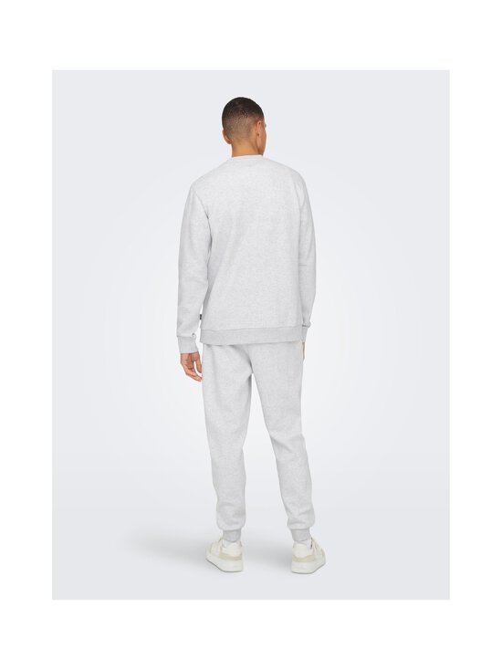 Only & Sons - OnsCeres Monto -collegepaita - SUPER LIGHT GREY MELANGE PRINT:MONTANA | Stockmann - photo 5