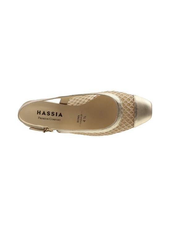 HASSIA - Roma H-Last Low Heel Slingback -nahka-avokkaat - 1378 SAND | Stockmann - photo 4