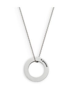 le gramme - 2.5g Polished and Brushed Sterling Silver Round -kaulakoru - SILVER | Stockmann