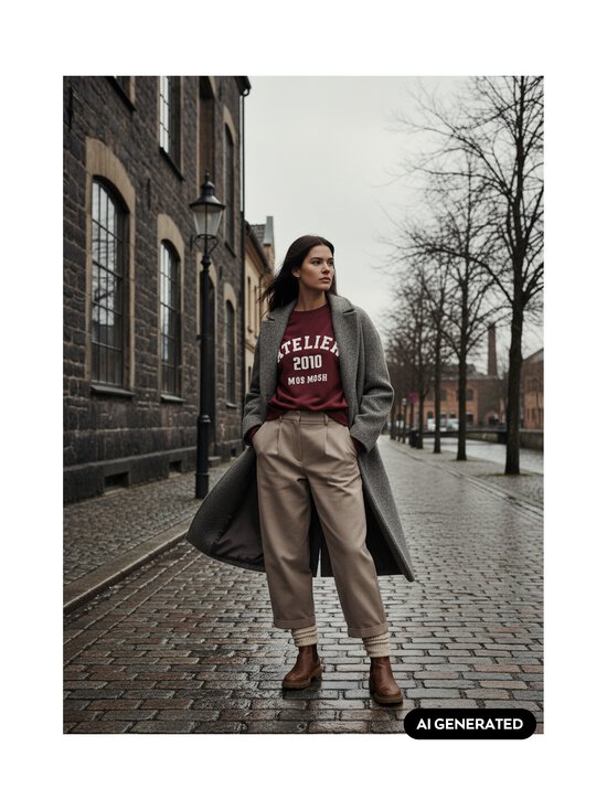 MOS MOSH - MMNima O-neck -collegepaita - 278 PORT ROYALE | Stockmann - photo 3