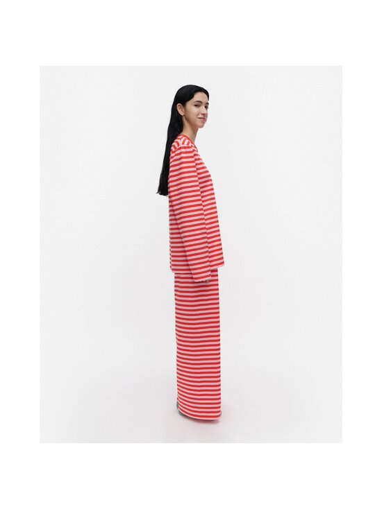 Marimekko - Tasaraita Unisex -trikoopaita - 033 RED, LIGHT PINK | Stockmann - photo 4
