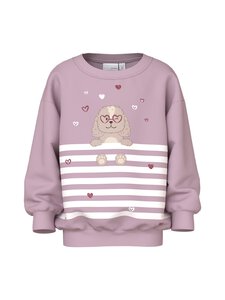 Name It - NmfValonia Long džemperis - DAWN PINK PRINT:DOG HEART STRIPE | Stockmann