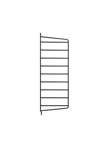 String - String System -seinäsivupaneeli musta 50 x 20 cm - BLACK | Stockmann