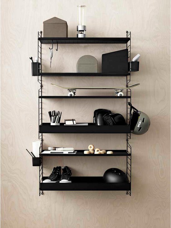 String - String System -seinäsivupaneeli musta 50 x 20 cm - BLACK | Stockmann - photo 2