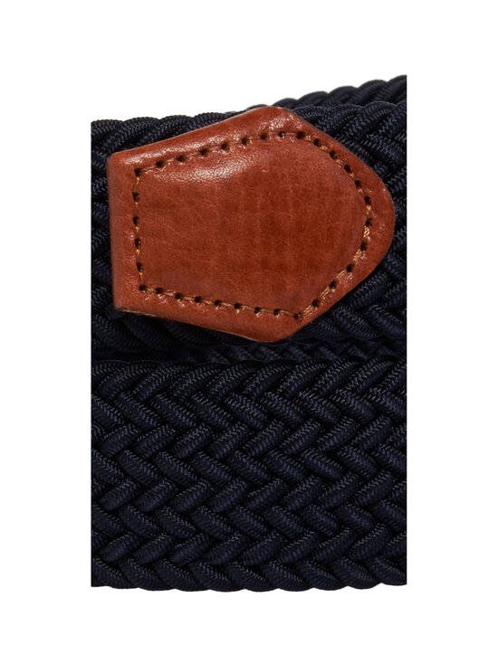 CONSTRUE - MANNY -vyö - 50 NAVY/BROWN LEATHER | Stockmann - photo 2