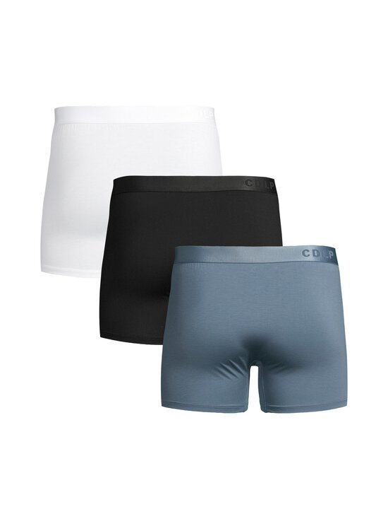 CDLP - Bokseršorti 3 iepak. - 6051 BLACK+STEEL BLUE+WHITE - photo 2 CDLP - Bokseršorti 3 iepak. - 6051 BLACK+STEEL BLUE+WHITE | Stockmann - photo 2