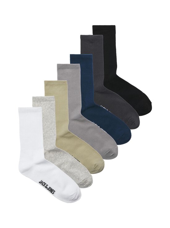JACK & JONES junior - JacNick Tennis -sukat 7-pack - TITAN PACK:PALOMA - WHITE - PHANTOM - LGM - ABBEYSTONE - BLACK - photo 1 JACK & JONES junior - JacNick Tennis -sukat 7-pack - TITAN PACK:PALOMA - WHITE - PHANTOM - LGM - ABBEYSTONE - BLACK | Stockmann - photo 1