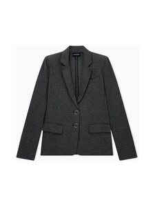 Emporio Armani - Kalanruotokuvioitu bleiseri - AF25799 FC026 FANCY BLACK/WHITE | Stockmann