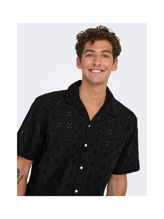 Only & Sons - Triiksärk OnsAron Loose Fit Resort - JET BLACK | Stockmann - photo 4