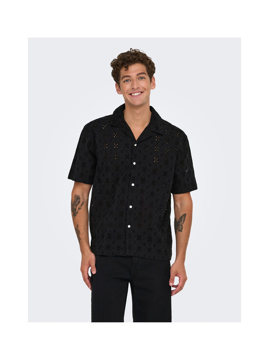 Only & Sons - Triiksärk OnsAron Loose Fit Resort - JET BLACK | Stockmann - photo 7