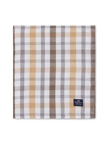 Lexington - Checked Linen/Cotton galdauts 150 x 250 cm - 8064 OLIVE/WHITE/STONE | Stockmann