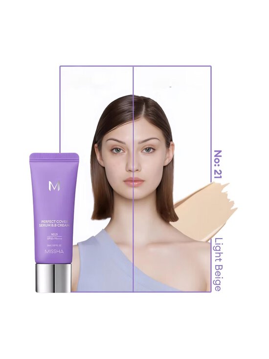 Missha - Perfect Cover Serum BB krēms - 21 LIGHT BEIGE | Stockmann - photo 4