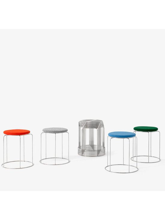 &Tradition - Wire VP11 -jakkaran istuintyyny, punainen ⌀ 36 cm - PUNAINEN | Stockmann - photo 4