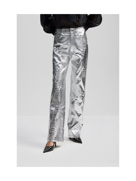 Malina - Daphne Metallic -tekonahkahousut - SILVER | Stockmann - photo 2