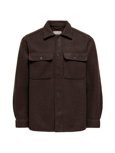 Only & Sons - Särkjakk OnsAsh Woolen Look - DEMITASSE DETAIL:MELANGE | Stockmann