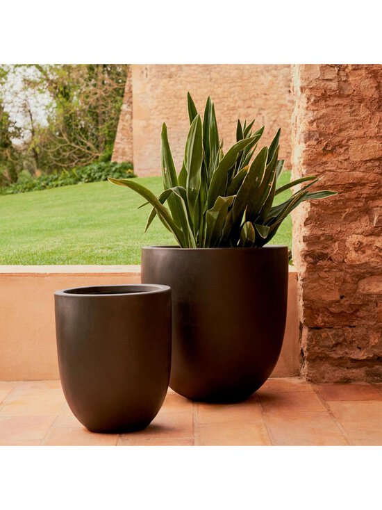 Kave Home - Aiguablava-ruukku musta ⌀ 56 cm - BLACK | Stockmann - photo 2
