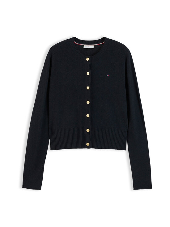 Tommy Hilfiger - Soft Wool Jersey Slim -neuletakki - BDS BLACK | Stockmann - photo 1