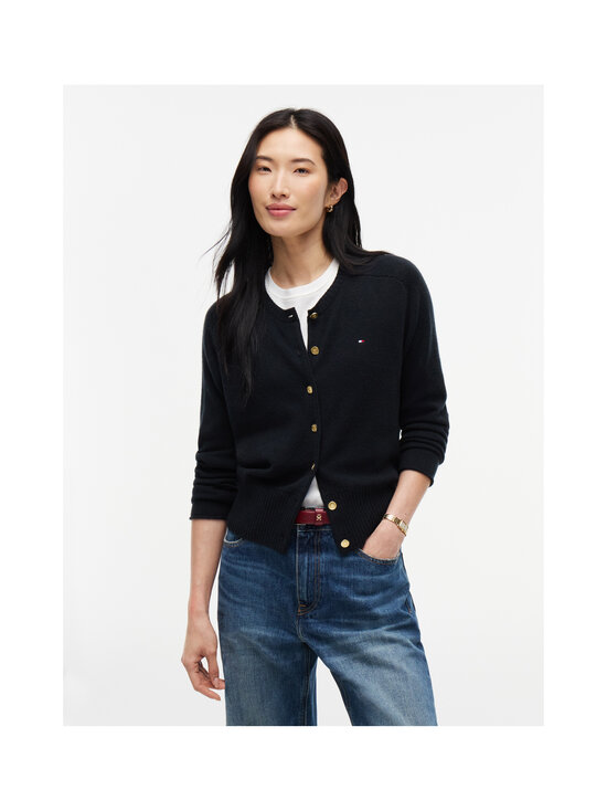 Tommy Hilfiger - Soft Wool Jersey Slim -neuletakki - BDS BLACK | Stockmann - photo 2