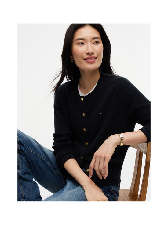 Tommy Hilfiger - Soft Wool Jersey Slim -neuletakki - BDS BLACK | Stockmann - photo 5