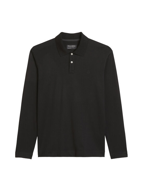 Marc O'Polo - Polo krekls ar garām piedurknēm - 990 BLACK | Stockmann - photo 1