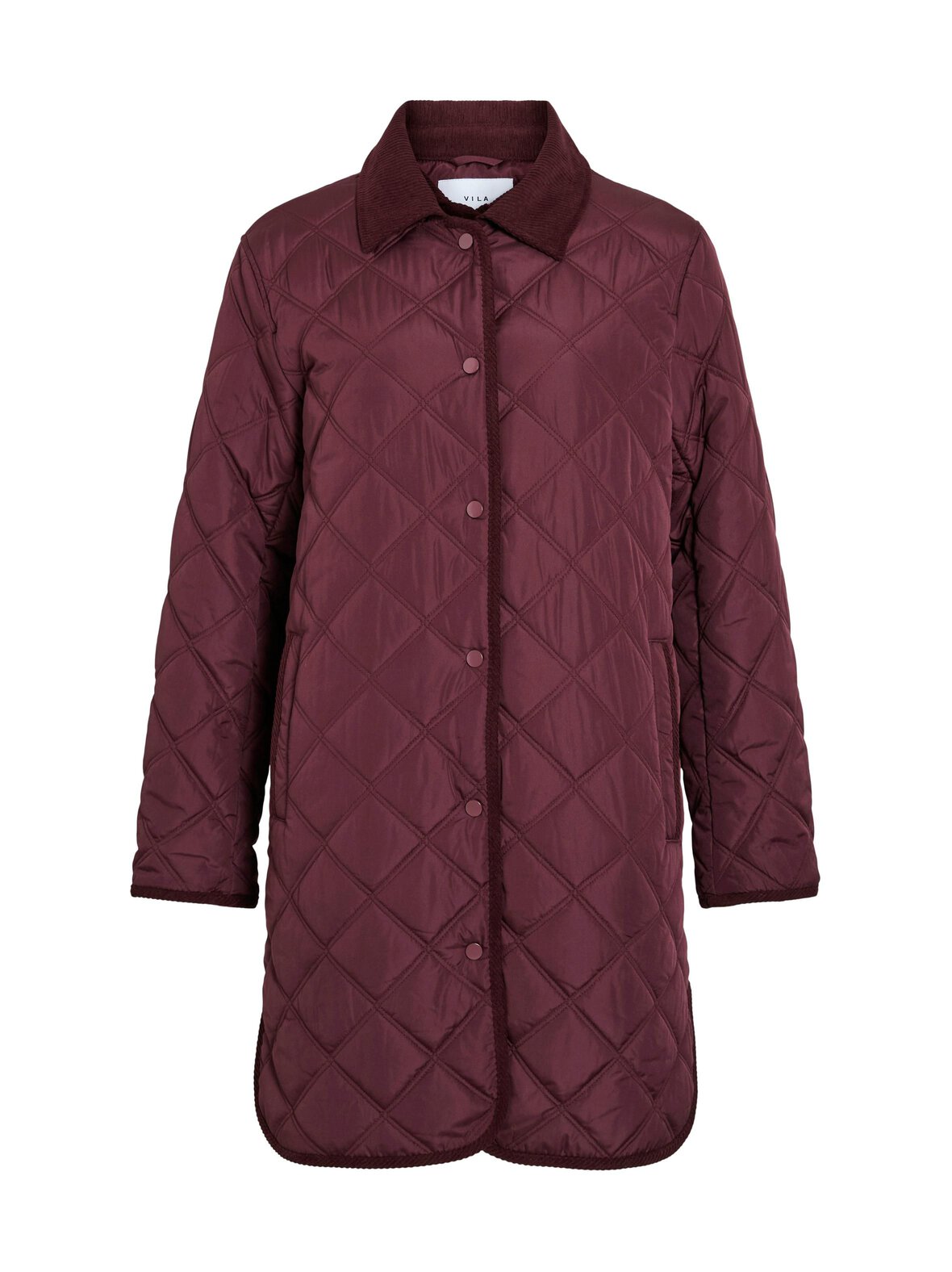 Viquila Corduroy Quilt -pitkä takki