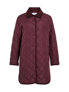 Vila - Viquila Corduroy Quilt -pitkä takki - FIG | Stockmann