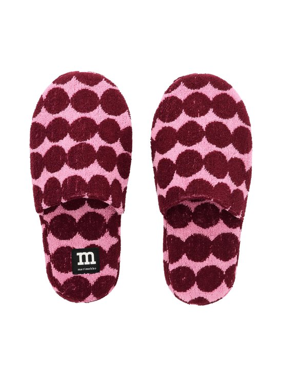 Marimekko - Räsymatto-tossut - WINE RED, WILD ROSE | Stockmann - photo 1