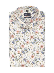 Olymp - Luxor Modern Fit krekls ar apkakli - 00 WEISS | Stockmann