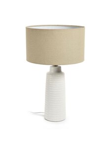 Kave Home - Mijal-pöytävalaisin - BEIGE,MESSINKI,VALKOINEN | Stockmann