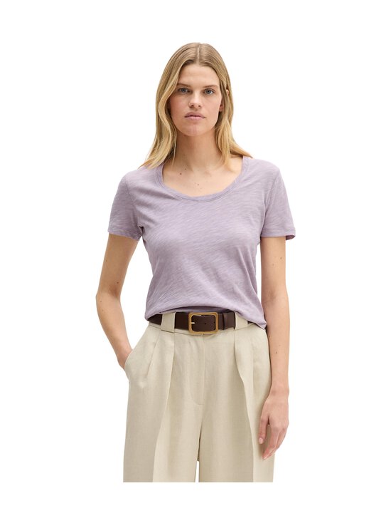 Marc O'Polo - T-särk Deep Round Neck - 616 DUSTY LAVENDER | Stockmann - photo 2