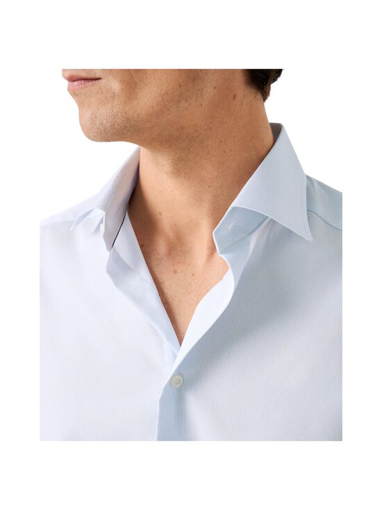 Eton - Contemporary Fit Stripe Cut Away Collar krekls ar apkakli - LIGHT BLUE | Stockmann - photo 7