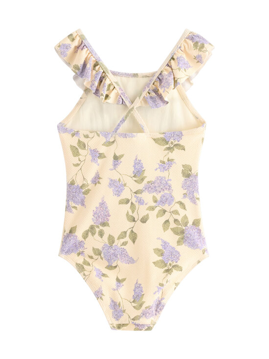 Lindex - Ruffled Floral peldkostīms - 6728 WHITE | Stockmann - photo 2