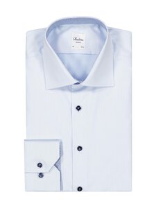 Stenströms - Regular Cuff Contrast krekls ar apkakli - 100 LIGHT BLUE | Stockmann