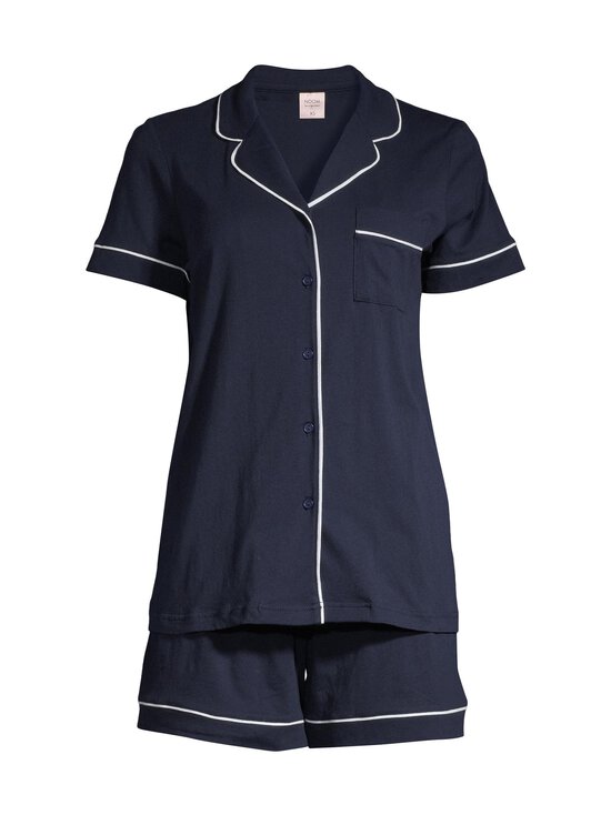 NOOM loungewear - Uma pidžaama - DK.NAVY/WHITE PIPING - photo 1 NOOM loungewear - Uma pidžaama - DK.NAVY/WHITE PIPING | Stockmann - photo 1