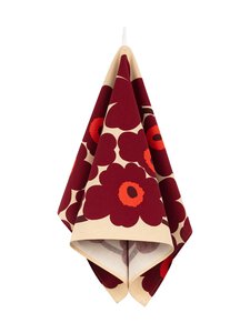 Marimekko - Pieni Unikko virtuves dvielis - 844 VANILLA, WINE RED, RED Marimekko - Pieni Unikko virtuves dvielis - 844 VANILLA, WINE RED, RED | Stockmann