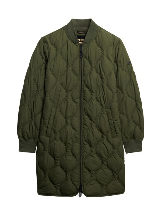 Superdry - Long Quilted Liner stepēta jaka - 1TH BEETLE GREEN - photo 1 Superdry - Long Quilted Liner stepēta jaka - 1TH BEETLE GREEN | Stockmann - photo 1